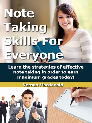 cover image of Note Taking Skills For Everyone
